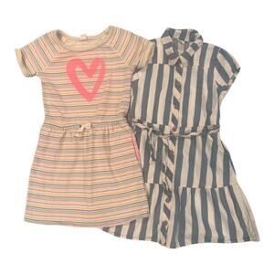 Striped Dress Bundle - Girls Size Large (10/12)